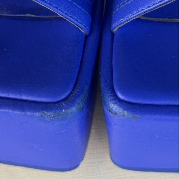 Naked Wolfe Platform Sandals jada Royal Blue Size EU 39 US 9 - Picture 3 of 13